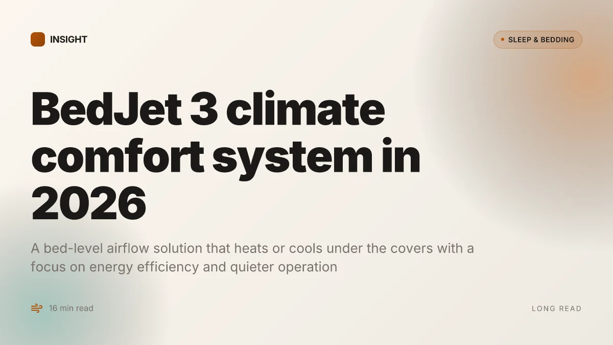 What makes BedJet 3 climate comfort system truly different in 2026