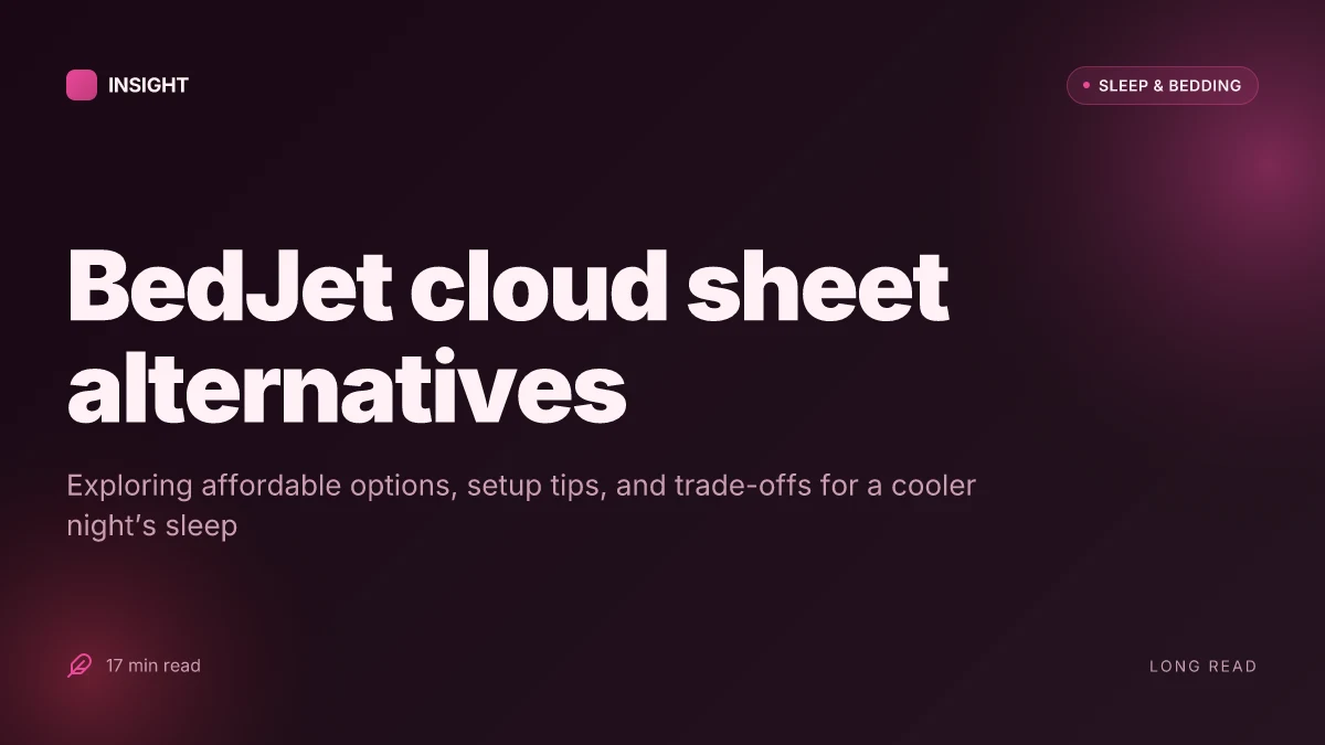 What is a bedjet cloud sheet alternative and does it actually save you money