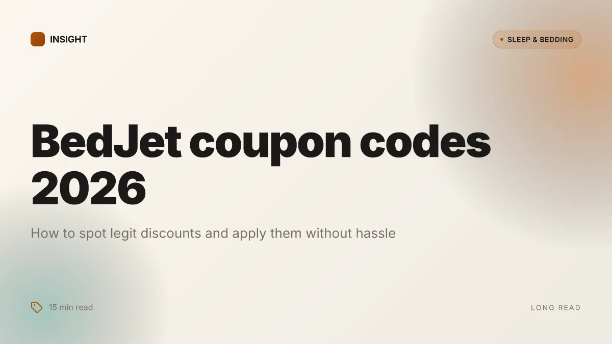 How to find legit bedjet coupon codes in 2026 and still save