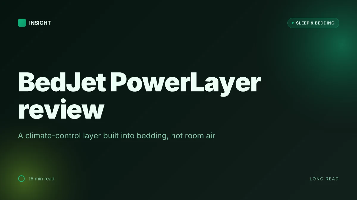 What makes the BedJet PowerLayer worth it for sleepers who hate heat spikes