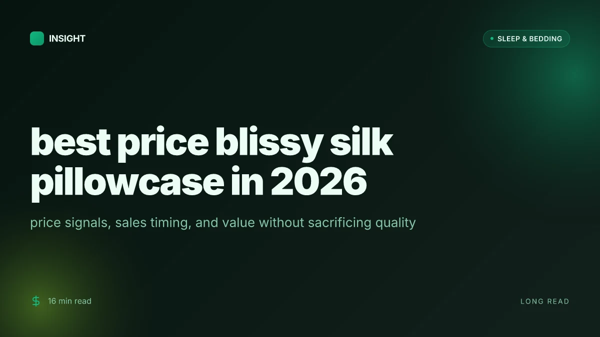What is the best price blissy silk pillowcase in 2026?